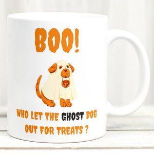 Ghost Dog Trick-or-Treat Mug